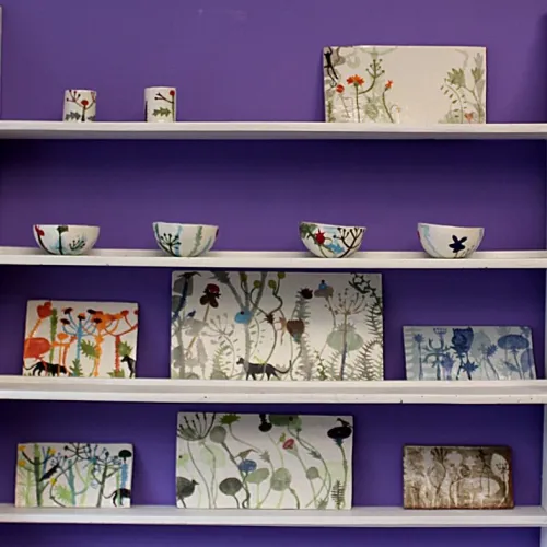 Farbkonzept für Keramikausstellung