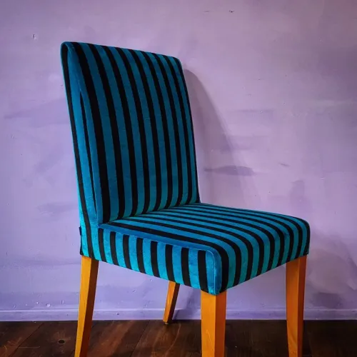 Polsterei Luzern, Esszimmerstuhl, Stoff Christian Lacroix