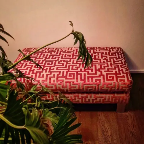 Tagesbett individuell neu bezogen, Stoff Jim Thompson