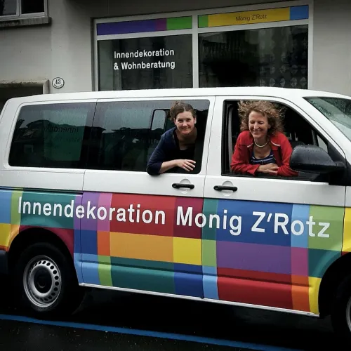Innendekoration Luzern Monig Z'Rotz, unser zuverkässiger VW T5 Transporter